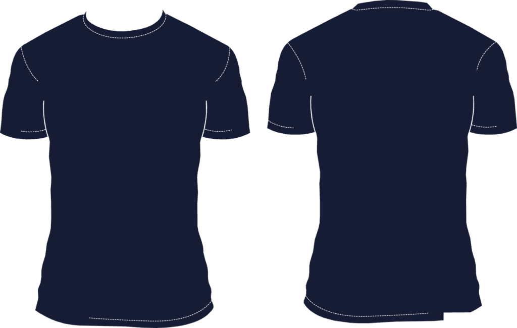 2 חולצות לפני הדפסה